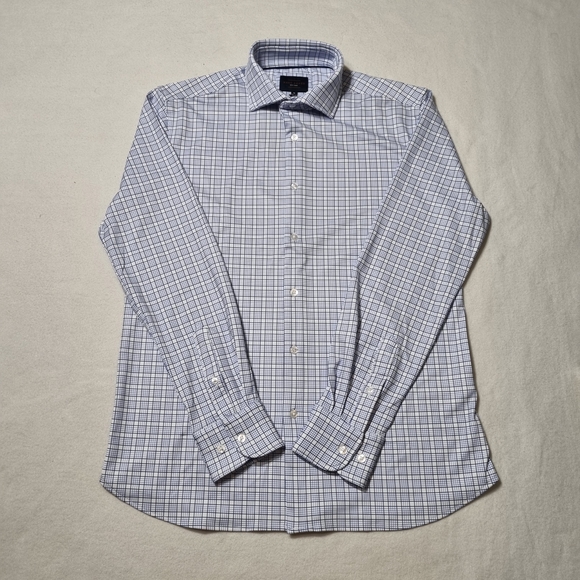 Marc Asher New York Mens Blue long sleeve button down Shirt Workwear NWT $89 M - Picture 1 of 7